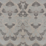 Schumacher Fabric Molveno Damasco Pewter 71470 DAMASCO See Sample ITALY - </p><p>Repeat: Horizontal: 27 1/2" (70CM) and Vertical: 43 1/2" (110CM) 55 1/4" (140CM) - My Fabric Connection -