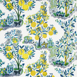 Schumacher Fabric Citrus Garden Pool 175761 Good Vibrations 52.0" - My Fabric Connection - Schumacher Fabric Citrus Garden Pool 175761 Good Vibrations 52.0" - My Fabric Connection -