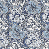 Schumacher Fabric Pickfair Paisley Pacific 175553 TIMOTHY CORRIGAN See Sample THAILAND - </p><p>Repeat: Horizontal: 8 3/4" (22CM) and Vertical: 26 1/4" (67CM) 52 1/2" WIDE (133CM) - My Fabric Connection - Schumacher Fabric Pickfair Paisley Pacific 175553 TIMOTHY CORRIGAN See Sample THAILAND - </p><p>Repeat: Horizontal: 8 3/4" (22CM) and Vertical: 26 1/4" (67CM) 52 1/2" WIDE (133CM) - My Fabric Connection -