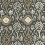 Schumacher Fabric Turkestan Embroidery Charcoal 67871 AU NATUREL 2 See Sample INDIA MEDIUM DUTY </p><p>Repeat: Horizontal: 12 3/4" (32CM) and Vertical: 22 5/8" (57CM) 51 1/2" WIDE (131CM) - My Fabric Connection -