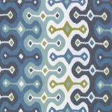 Schumacher Fabric Darya Ikat Sky 174832 MARTYN LAWRENCE BULLARD See Sample INDIA LIGHT DUTY </p><p>Repeat: Horizontal: 26 1/2" (67CM) and Vertical: 15 1/4" (39CM) 53" WIDE (135CM) - My Fabric Connection -