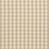 Schumacher Fabric Elton Cotton Check Beige 63051 Revisits Of Popular Patterns 1.25" - My Fabric Connection -