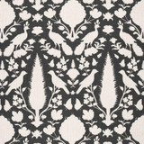 Schumacher Fabric Chenonceau Charcoal 173563 Exuberant Prints 13.5" - My Fabric Connection - Schumacher Fabric Chenonceau Charcoal 173563 Exuberant Prints 13.5" - My Fabric Connection -