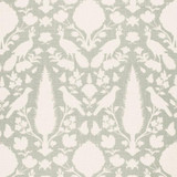 Schumacher Fabric Chenonceau Aquamarine 173562 Exuberant Prints 13.5" - My Fabric Connection -