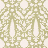 Schumacher Fabric Chenonceau Sage 173560 Exuberant Prints 13.5" - My Fabric Connection -
