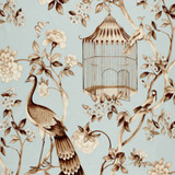 Schumacher Fabric Oiseaux Et Fleurs Mineral 173440 SCHUMACHER PRINTS See Sample ITALY LIGHT DUTY </p><p>Repeat: Horizontal: 27" (69CM) and Vertical: 36" (91CM) 54" WIDE (137CM) - My Fabric Connection - Schumacher Fabric Oiseaux Et Fleurs Mineral 173440 SCHUMACHER PRINTS See Sample ITALY LIGHT DUTY </p><p>Repeat: Horizontal: 27" (69CM) and Vertical: 36" (91CM) 54" WIDE (137CM) - My Fabric Connection -