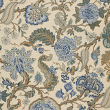 Schumacher Fabric Chalfont Porcelain 172743 THE LIBRAY COLLECTION See Sample THAILAND TO BE DETERMINED </p><p>Repeat: Horizontal: 29" (74CM) and Vertical: 49 1/2" (126CM) 58" WIDE (147CM) - My Fabric Connection -