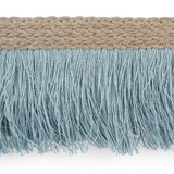 Schumacher Trim Braided Linen Fringe Sky 76260 FREE SPIRIT See Sample BELGIUM - </p><p>Repeat: Horizontal: 1/2" (1CM) and Vertical: - 5" (13CM) - My Fabric Connection -