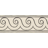 Schumacher Trim Greek Waves Trim Black On Ivory 70750 MILES REDD PASSEMENTERIE See Sample INDIA - </p><p>Repeat: Horizontal: 2 1/2" (6CM) and Vertical: - 3 3/4" (10CM) - My Fabric Connection - Schumacher Trim Greek Waves Trim Black On Ivory 70750 MILES REDD PASSEMENTERIE See Sample INDIA - </p><p>Repeat: Horizontal: 2 1/2" (6CM) and Vertical: - 3 3/4" (10CM) - My Fabric Connection -