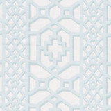 Schumacher Fabric Zanzibar Trellis Matte Winter Mint 175746 125Th Anniversary 13.5" - My Fabric Connection - Schumacher Fabric Zanzibar Trellis Matte Winter Mint 175746 125Th Anniversary 13.5" - My Fabric Connection -