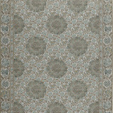 Schumacher Fabric Kaya Medallion Mineral 1296002 A PASSAGE TO INDIA PRINTS See Sample FRANCE NOT APPLICABLE </p><p>Repeat: Horizontal: 70" (178CM) and Vertical: 27" (69CM) 70" WIDE (178CM) - My Fabric Connection -