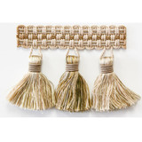 Stout Trim Sponsor 25 Jute ART OF DESIGN TRIM-2 TASSEL FRINGE 100%SVI CHINA </p><p>Repeat: 0 3 in - My Fabric Connection -