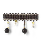 Stout Trim Faith 8 Charcoal BEDAZZLE TRIM 48%SVI 37%COT 15%POL CHINA </p><p>Repeat: 0 2 in - My Fabric Connection -