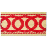 Stout Trim Improvise 3 Cherry HARMONY TRIM 57%POL 43%SVI CHINA Horizontal: 0 and Vertical: 0 2 in - My Fabric Connection -