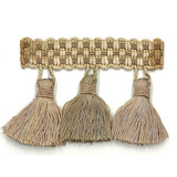 Stout Trim Sponsor 4 Linen ART OF DESIGN TRIM-2 TASSEL FRINGE 100%SVI CHINA </p><p>Repeat: 0 3 in - My Fabric Connection -