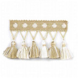 Stout Trim Potomac 6 Sand DIMENSIONS TRIM 100%SVI CHINA Horizontal: 0 and Vertical: 0 2.25 in - My Fabric Connection -