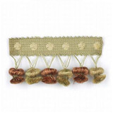 Stout Trim Popcorn 2 Meadow DIMENSIONS TRIM 100%SVI CHINA Horizontal: 0 and Vertical: 0 1.5 in - My Fabric Connection -