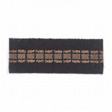Stout Trim Blarney 12 Onyx INSPIRATIONS TRIM 52%SVI 31%ACT 17%POL ITALY Horizontal: 0 and Vertical: 0 1.15 in - My Fabric Connection -