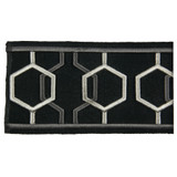 Stout Trim Emily 2 Onyx DISTINCTION TAPES 99%SVI 1%POL CHINA </p><p>Repeat: 4 3 in - My Fabric Connection -