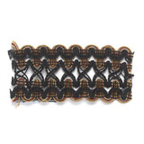 Stout Trim Brandon 4 Ebony MONACO TRIM 100%SVI CHINA Horizontal: 0 and Vertical: 0 1.75 in - My Fabric Connection -