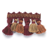 Stout Trim Dunkirk 9 Scarlet MONACO TRIM 100%SVI CHINA Horizontal: 0 and Vertical: 0 2.75 in - My Fabric Connection -