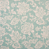 Carole Fabric Hello Again Seafoam Sea Glass 100% Cotton Duck Turkmenistan Passes 30,000 Double Rubs Wyzenbeek </p><p>Repeat: 27" V, 27" H HD 54" - My Fabric Connection -