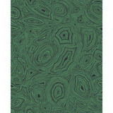 Cole & Son Wallcovering Malachite Emerald/Black COLE & SON FORNASETTI SENZA TEMPO PAPER - 100% United Kingdom Horizontal: 20.5 and Vertical: 25.2 20.5 - My Fabric Connection -