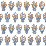 Gaston Y Daniela Wallcovering Celorio Wp Azul/Teja LORENZO CASTILLO V PAPER - 100% Spain Horizontal: 0 and Vertical: 10.4 20.8 - My Fabric Connection -