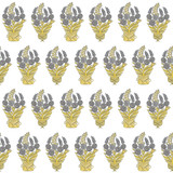 Gaston Y Daniela Wallcovering Celorio Wp Ocre LORENZO CASTILLO V PAPER - 100% Spain Horizontal: 0 and Vertical: 10.4 20.8 - My Fabric Connection -