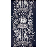 Clarke And Clarke Wallcovering Kruger Navy ANIMALIA BY EMMA J SHIPLEY FOR C&C United Kingdom Horizontal: 0 and Vertical: 27.125 20.5 - My Fabric Connection -