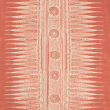 Lee Jofa Wallcovering Indian Zag Paper Madder SUZANNE RHEINSTEIN III PAPER - 100% United States - Horizontal: 27 and Vertical: 26.875 27 - My Fabric Connection -