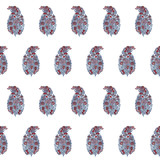 Gaston Y Daniela Wallcovering Tarsila Wp Azul/Rojo LORENZO CASTILLO V PAPER - 100% Spain Horizontal: 0 and Vertical: 10.4 20.8 - My Fabric Connection -