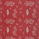 Kravet Couture Fabric Friendly Folk Huntsman Red