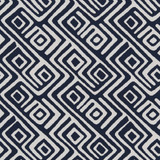 Charlotte Fabric D1442 Nautical Labyrinth Vibrant Wovens 100% Woven Polypropylene Europe Exceeds 100,000 Wyzenbeek Rubs (Heavy Duty) Horizontal 14" x Vertical 9.5" 54 Inches - My Fabric Connection -