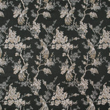 Carole Fabric Bird In Waiting Noir Birch 63% Polyester, 37% Viscose India N/A Horizontal: 135 and Vertical: 20625 51 - My Fabric Connection -