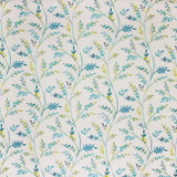Carole Fabric Laughter Caribbean Looking Glass 58% Cotton, 42% Polyester INDIA Horizontal: 17" and Vertical: 18 1/2" V 51" - My Fabric Connection -