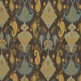 RM CoCo Fabric 2187Cb Mocha Birds of a Feather 82% Polyester 18% Viscose See Sample 0 Horizontal: 13.5 and Vertical: 15.7 55 - My Fabric Connection -