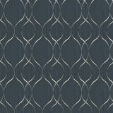 Stout Fabric Adino 1 Ocean COLOR MY WINDOW BLUE/NAVY 100%POL INDIA Horizontal: 6.75 and Vertical: 9.75 54 in - My Fabric Connection -