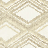 Stout Fabric Irene 1 Mushroom COLOR MY WINDOW CHALK/TAUPE 46%COT 54%POL %VEMB INDIA Horizontal: 6.75 and Vertical: 6 52 in - My Fabric Connection -