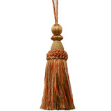 Stout Trim Battersea 12 Tangerine ART OF DESIGN TRIM-2 TASSEL FRINGE 100%SVI CHINA Horizontal: 0 and Vertical: 0 5.5 in - My Fabric Connection -
