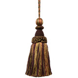 Stout Trim Battersea 17 Eggplant ART OF DESIGN TRIM-2 TASSEL FRINGE 100%SVI CHINA Horizontal: 0 and Vertical: 0 5.5 in - My Fabric Connection -