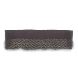 Stout Trim Slavingham 4 Charcoal TREND ALERT TRIM 79%COT 10%SVI 10%POL 1%NYL CHINA Horizontal: 0 and Vertical: 0 0.38 in - My Fabric Connection -