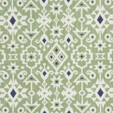 Schumacher Fabric Crusoe Ikat Green 76522 WORLD VIEW COTTON 65% VISCOSE 35% ITALY MARTINDALE 14,000 </p><p>Repeat: Horizontal: 28" (71CM) and Vertical: 23 1/2" (60CM) 55.875 - My Fabric Connection -