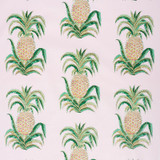 Schumacher Fabric Pineapples Chintz Blush 178802 Isola Indoor/Outdoor 27.12" - My Fabric Connection - Schumacher Fabric Pineapples Chintz Blush 178802 Isola Indoor/Outdoor 27.12" - My Fabric Connection -
