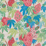 Schumacher Fabric Del Lungo Coral 178640 TROPICANA LINEN 90% NYLON 10% UNITED KINGDOM </p><p>Repeat: Horizontal: 27 1/2" (70CM) and Vertical: 22 3/4" (58CM) 55 - My Fabric Connection -