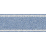 Schumacher Trim Sullivan Tape Blue 72401 ESSENTIALS: INDOOR/OUTDOOR TRIM SOLUTION DYED ACRYLIC 100% ITALY </p><p>Repeat: Horizontal: and Vertical: 2 - My Fabric Connection -