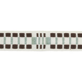 Schumacher Trim Carmo Tape Narrow Sage 78992 STEPHANIE SEAL BROWN TAPES COTTON 80% LINEN 20% UNITED KINGDOM </p><p>Repeat: Horizontal: and Vertical: 0.875 - My Fabric Connection -