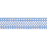 Schumacher Trim Marta Tape Chambray 73651 INDOOR/OUTDOOR II: PRINTS & WOVENS POLYACRYLIC 100% GERMANY </p><p>Repeat: Horizontal: 1/4" (1CM) and Vertical: 1.125 - My Fabric Connection -
