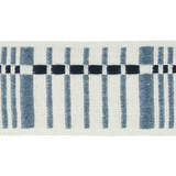 Schumacher Trim Carmo Tape Medium Indigo 79000 STEPHANIE SEAL BROWN TAPES COTTON 60% LINEN 40% UNITED KINGDOM </p><p>Repeat: Horizontal: and Vertical: 1.5 - My Fabric Connection -