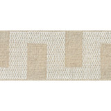 Schumacher Trim Matrix Tape Natural 70610 HAPPY TOGETHER II LINEN 80% VISCOSE 20% INDIA </p><p>Repeat: Horizontal: 3 3/4" (10CM) and Vertical: 2.75 - My Fabric Connection -